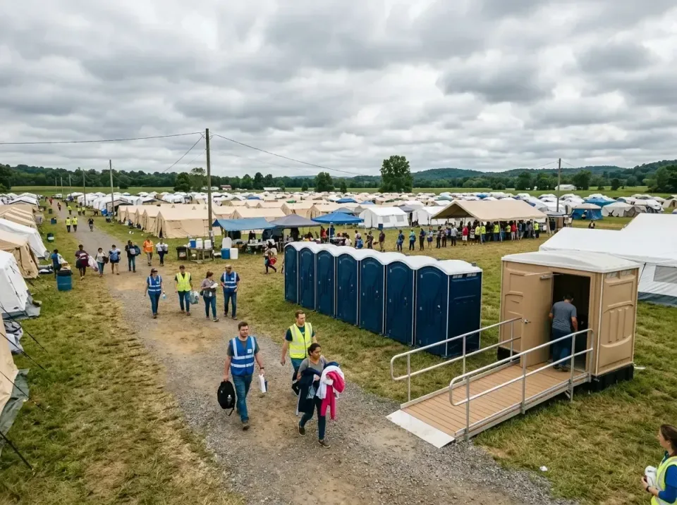 disaster-relief-camp-restrooms-010 — frequently asked questions, Dumpster & Portable Bathrooms Rental in Effingham, IL